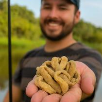 Isca Tripa De Frango Desidratada Para Pesca De Tilapia Pacu Pintado Pirarara Curimba Pote 120g Ceva