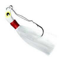 Isca Xuxinha p/ Pesca N 4/0 Com Anti-Enrosco Branca 7g