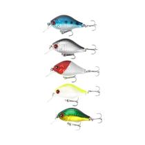 Iscas Artificiais Crankbait 5.5cm - Kit com 5 Unidades - 7.8g