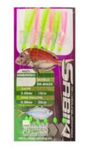 Iscas Artificial Pesca Sabiki Lulinha Penacho Pena 6 Anzol