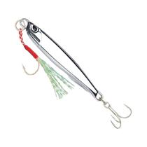 Iscas De Metal Prateadas 10pcs 30g 40g Isca De Pesca Revestida Para Pesca Em Água Salgada