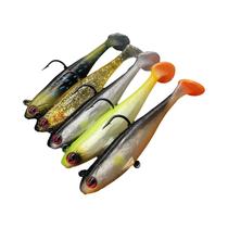 Iscas de Pesca ANFS - Conjunto de 5 Swimbait Premium para Pesca de Robalo (Água Doce e Salgada)