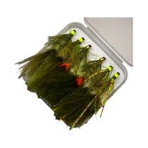 Iscas De Pesca Com Mosca Olive Woolly Bugger Com Contas Metálicas Para Truta, Salmão, Lucioperca E Iscas De Pesca Com Mosca Olive Woolly Bugger Com Contas Metálicas Para Truta, Salmão, Lucioperca E