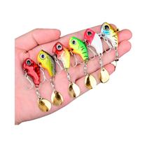 Iscas De Pesca De Inverno 6 Peças, Isca De Metal Rotativa Com Vibração, Spinner Spoon Jigs, Iscas Iscas De Pesca De Inverno 6 Peças, Isca De Metal Rotativa Com Vibração, Spinner Spoon Jigs, Iscas