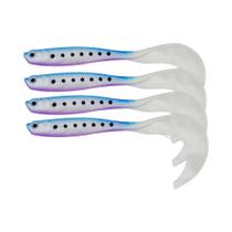 Iscas De Pesca De Silicone Macio De 12,5cm 5,5g Wobblers Isca De Jigging Shad T-tail Para Bass E