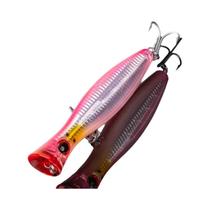 Iscas de Pesca Noeby Popper - 12cm, 16cm e 20cm - Flutuante para Água Salgada