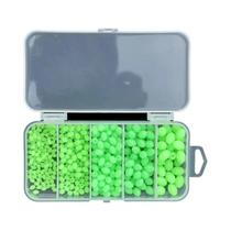 Iscas De Pesca Noturna Que Brilham No Escuro, Conjunto De 375 Peças, Contém Miçangas Duras, Minhoca