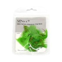 Iscas De Pesca Olive Green Wooly Bugger 10PCS Topranc Para Truta Com Anzóis Longos De Aço Para