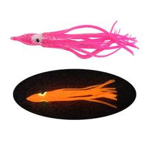 Iscas de pesca QHDJIANHUI Squid Skirts Glow Octopus, pacote com 20 cm Iscas de pesca QHDJIANHUI Squid Skirts Glow Octopus, pacote com 20 cm