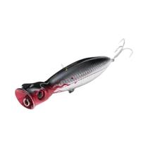 Iscas De Pesca TopWater Flutuantes Popper Iscas Duras Wobblers 8cm 10cm 13cm Para Baixo