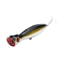 Iscas De Pesca TopWater Flutuantes Popper Iscas Duras Wobblers 8cm 10cm 13cm Para Baixo