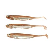 Iscas De Silicone Macias 5 Peças Com Cauda Em Agulha Para Robalo, Bagre, Barracuda E Peixe Mandarim