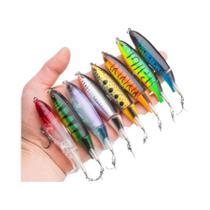 Iscas Flutuantes Rotativas De 13g 10cm 8 Peças Iscas Duras Whopper Popper Propeller Para Pesca Iscas Flutuantes Rotativas De 13g 10cm 8 Peças Iscas Duras Whopper Popper Propeller Para Pesca