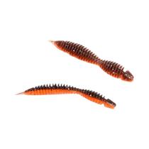 Iscas Macias UV Glow De 5cm E 7cm, Isca Spiker Worm Para Pesca De Perch E Bass, TPE TPR Flutuante