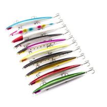 Iscas Minnow Mergulho Pesca Isca Artificial Com Lábio Do Mar