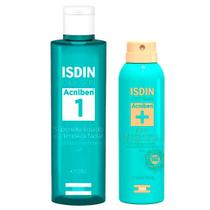Isdin Acniben Kit - Sabonete Líquido Facial + Spray Corporal Antiacne Isdin Acniben Kit - Sabonete Líquido Facial + Spray Corporal Antiacne