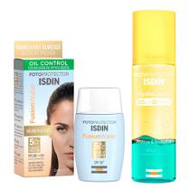 Isdin Kit - Protetor Solar Corporal Hydrolotion FPS50 + Protetor Solar Facial Fusion Water 5 Stars FPS60 Isdin Kit - Protetor Solar Corporal Hydrolotion FPS50 + Protetor Solar Facial Fusion Water 5 Stars FPS60
