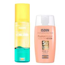 Isdin Kit Protetor Solar Corporal Hydrolotion + Protetor Facial Fusion Water 5 Stars Color Isdin Kit Protetor Solar Corporal Hydrolotion + Protetor Facial Fusion Water 5 Stars Color