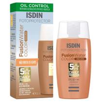 Isdin Protetor Solar Fotoprotector Fusion Water Color Cor Escura FPS50 - 50ml