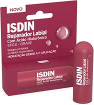 ISDIN Reparador Labial Stick Grape com Ácido Hialurônico 4g Hidratação e Proteção para os Lábios ISDIN Reparador Labial Stick Grape com Ácido Hialurônico 4g Hidratação e Proteção para os Lábios