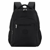 ISIBRAS Mochila Jumper Preta Totalmente Poliéster Adulto e Juvenil