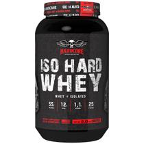 Iso Hard Whey 907g - Isolado Morango - Hardcore Sports Nutrition