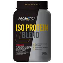 Iso Protein Blend Pote 900G Morango Probiotica
