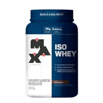 Iso whey 900g - max titanium + creatina monohidratada pura 300 g max + coqueteleira cor sortida 700 ml