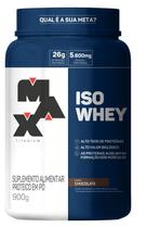 Iso Whey Protein Isolado 900g Max Titanium