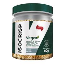 Isocrisp Vegan Proteína de Ervilha em Crispies Crocantes Vitafor 60g Isocrisp Vegan Proteína de Ervilha em Crispies Crocantes Vitafor 60g