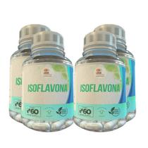 Isoflavona - 60 Cápsulas 500Mg Kit Com 4 - Lider Vendas
