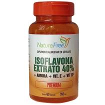 Isoflavona Extrato 40% + Amora + Vit. E + Vit. D³ 60 Cápsulas 950mg