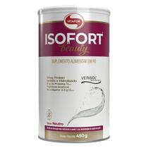 Isofort Beauty Vitafor Whey Protein Isolado e Hidrolisado Sabor Neutro 450g