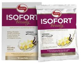 Isofort Beauty Whey Protein Baunilha 25g Vitafor 15 Sachês