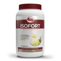 Isofort Whey Protein Isolado Premium 900g sabor baunilha Vitafor