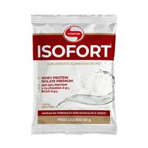 Isofort WPI Whey Isolado Sabor Neutro CX/15 Sachês Vitafor