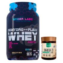 Isohydro ++ Flexx Whey - 907g - Under Labz + Ômega 3 - 60 Cáps - Nutrify - IFOS