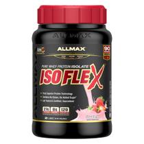 Isolado de proteína de soro de leite ALLMAX ISOFLEX Morango 908g