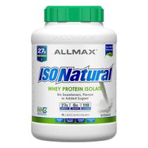Isolado de proteína de soro de leite ALLMAX ISONATURAL sem sabor 2,27 kg Isolado de proteína de soro de leite ALLMAX ISONATURAL sem sabor 2,27 kg