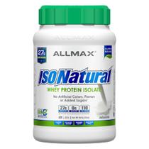 Isolado de proteína de soro de leite ALLMAX Nutrition ISONATURAL 908g Isolado de proteína de soro de leite ALLMAX Nutrition ISONATURAL 908g