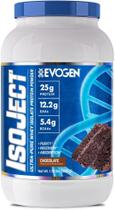Isolado de proteína de soro de leite Evogen Isoject Chocolate 25 porções
