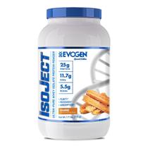 Isolado de proteína de soro de leite Evogen Isoject Churro Flavor 25 porções