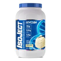 Isolado de proteína de soro de leite Evogen Isoject Vanilla Bean 600mL
