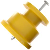 Isolador Cerca Elétrica Roldana 30x30 Amarelo Pct C/1000