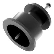 Isolador Cerca Elétrica Rural Roldana 36x36 C/100 Preto