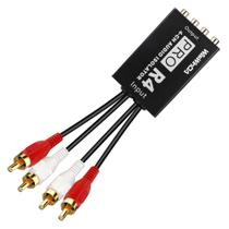 Isolador de circuito de aterramento WiSwinda Pro X4 4 canais RCA Isolador de circuito de aterramento WiSwinda Pro X4 4 canais RCA