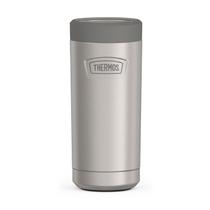 Isolador de lata de bebida THERMOS ICON SERIES 12 oz em aço inoxidável Isolador de lata de bebida THERMOS ICON SERIES 12 oz em aço inoxidável