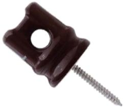 Isolador de Porcelana TIPO OLHAL (KIT c/40pçs)