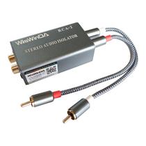Isolador de ruído RCA Audio Zumbido WiSwinda Silver-Grey