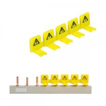 Isolador Fase Schneider Easy9 Amarelo 5 Polos - Ez9X33905 - Kit C/10 Pecas